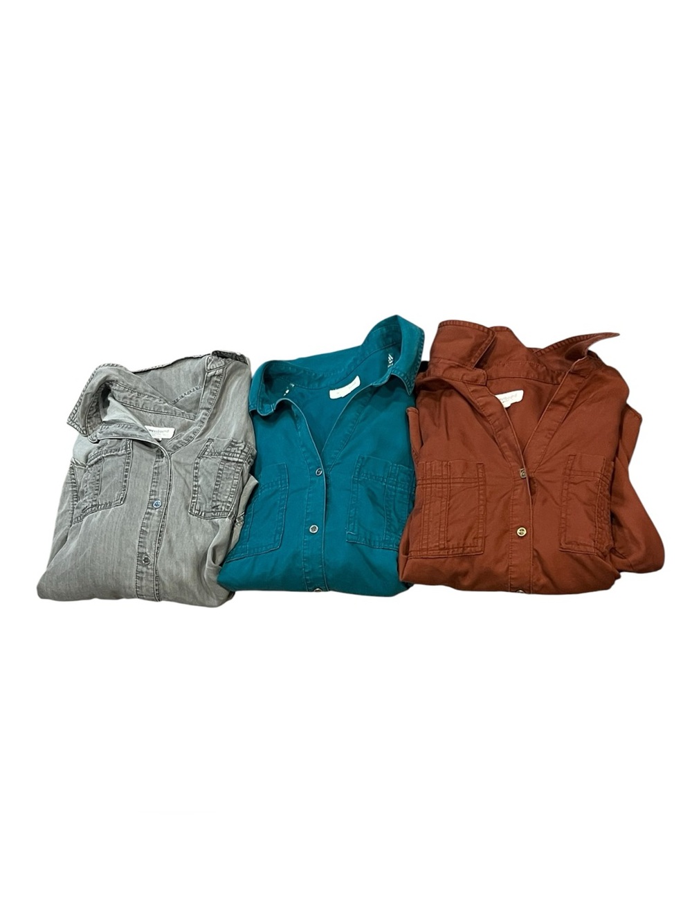 Bundle of Westbound Petites Lightweight Long Sleeve Shirts Tencel Size PL